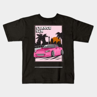 Honda S2000 (Pink) Kids T-Shirt